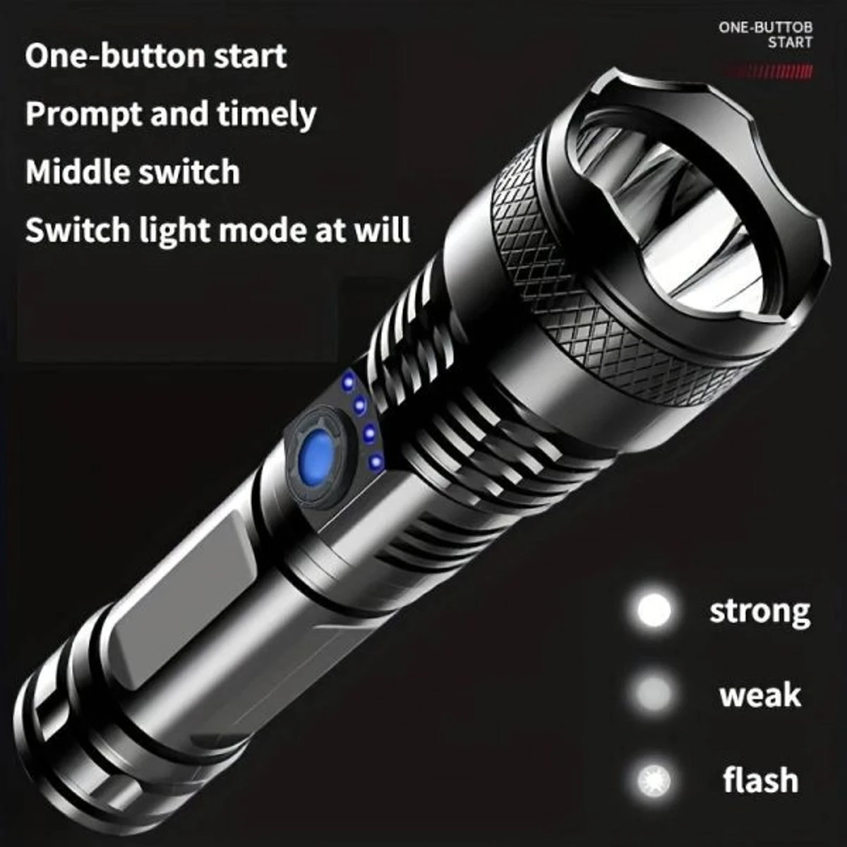 XHP50 Waterproof High Lumens LED Flashlight